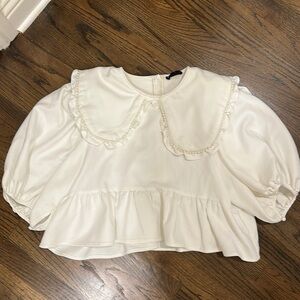 Sister Jane Pearl Collar Top